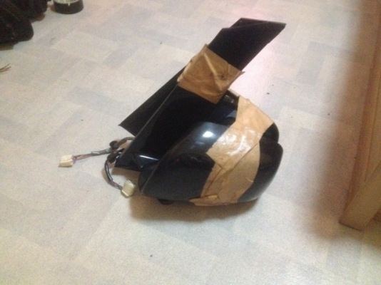 กระจกมองข้าง TOYOTA ESTIMA ของเก่าญี่ปุ่นเเท้สภาพสวยคู่ละ