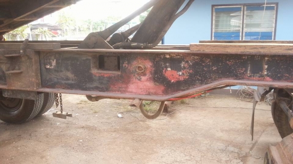 ขายลูกพ่วงดั้ม สองเพลา คานหาม zm แบรกแห้ง คัชชีใหญ่ 14 นิ้ว เดิมวิ่งกระลา มะพร้าง วิ่งแต่ของเบา คัชชีสวยมาก ยางพร้อมใช้ เอกสานพร้อมโอน