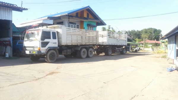 ขายลูกพ่วงดั้ม สองเพลา คานหาม zm แบรกแห้ง คัชชีใหญ่ 14 นิ้ว เดิมวิ่งกระลา มะพร้าง วิ่งแต่ของเบา คัชชีสวยมาก ยางพร้อมใช้ เอกสานพร้อมโอน