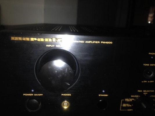 แอมป์ฟังเพลง Marantz PM4200 Integrated Amplifier เก่าญี่ปุ่นสภาพสวยไฟ100V