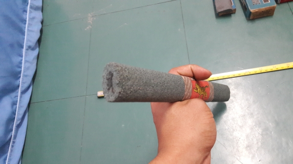 ขายหินลับมีดตราเสือแบบทรงกลมยาว30cm.&times;หนา2cm.