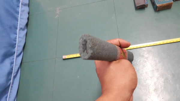 ขายหินลับมีดตราเสือแบบทรงกลมยาว30cm.&times;หนา2cm.