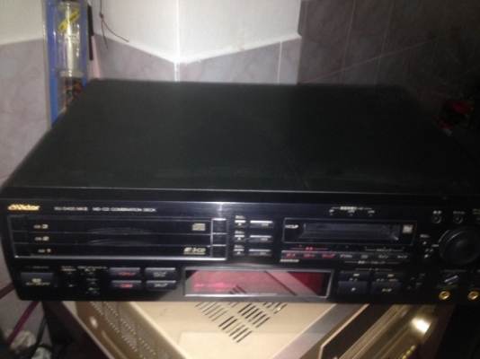 VICTOR  XU D400MK  MD CD เก่าญี่ปุ่นเเท้ใช้ไฟ100V สภาพสวยอ่านดีมาก