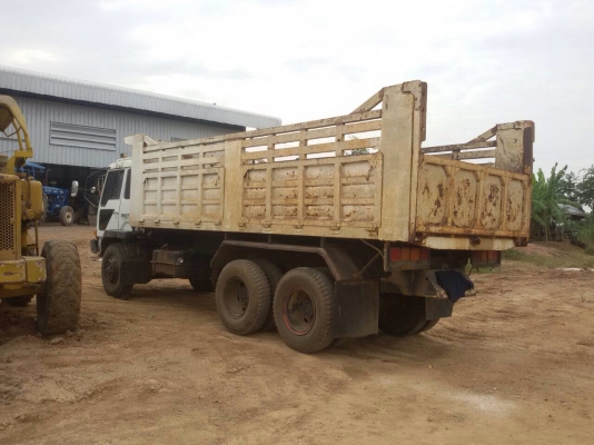 ขายรถสิบล้อดัมพ์ Mitsubishi Turbo TF ซีเรียล 7,7xx ปี 40 กระบะดัมพ์อู่กำแพงเพชร 10 เกียร์ ทะเบียนพร้อม