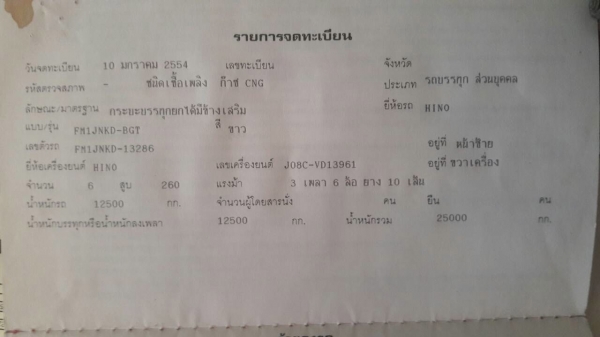 รถฮีโน่ 10 ล้อดั้ม FM1J 260 แรงม้า. ปี 54. สนใจติดต่อ 081 - 6079515 รถฮีโน่ 10 ล้อดั้ม FM1J 260 แรงม้า. ปี 54. สนใจติดต่อ 081 - 6079515