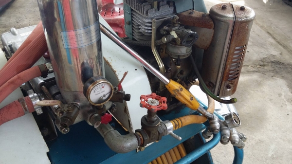 นำเข้าจากญี่ปุ่น ปั๊มฉีดน้ำแรงดันเก่าญี่ปุ่น MARUYAMA รุ่น MS402ESR-V  ขนาด 5 แรง สภาพสวย