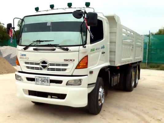 ขาย Hino  Mega. 320 .  ปี49ครับหัวเดิมสีไม่ได้เก็บ  ยาง80\%พร้อมใช้งานราคาต่อลองที่รถครับ