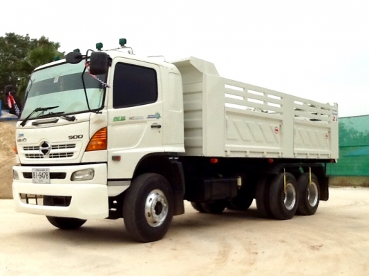 ขาย Hino  Mega. 320 .  ปี49ครับหัวเดิมสีไม่ได้เก็บ  ยาง80\%พร้อมใช้งานราคาต่อลองที่รถครับ