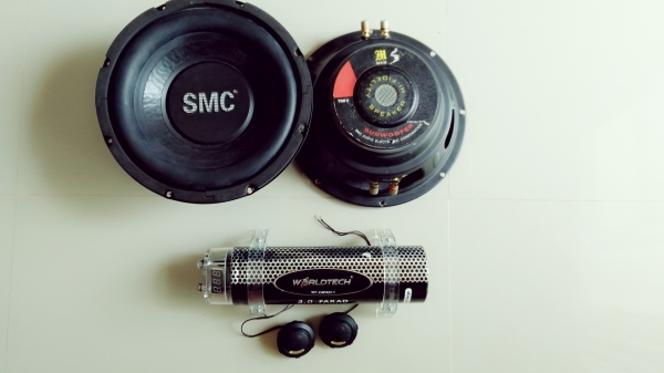 ขายลำโพงดอก 10'' วอยส์คู่ + capa + twister