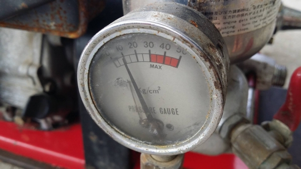 ปั๊มฉีดน้ำแรงดันเก่าญี่ปุ่น MITSUBISHI รุ่น G220P  ขนาด 2.2 แรง สภาพดี เครื่องพร้อมใช้งาน