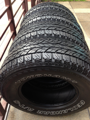 ยาง All Yokohama 265 70 16 ดอกเต็ม ไม่มีปะ ราคาไม่แพง