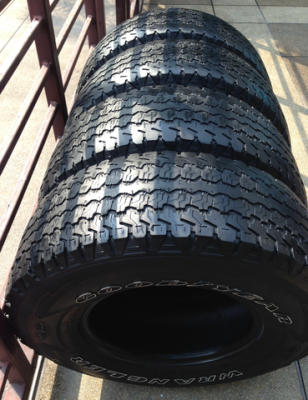 ยาง Goodyear wrangler 31 10.5 R15 กลางปี12 พร้อมใช้งาน ราคาไม่แพง