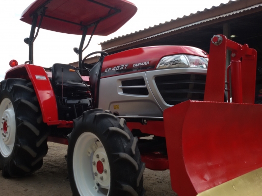 ปัญญาแทรคเตอร์ จัดให้ครับ ยันม่า EF453T ใบมีดคานล่างพร้อมโรตาลี่1.80SBK