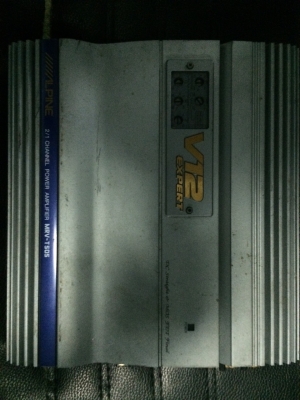 Alpine MRV-T505 V12 2CH 50 x 2 RMS 12V 75 x 2 RMS 14.4V (4 Ohms, 20Hz to 20kHz, 0.04\% THD) Max Power 140W x 2 มีครอสโอเวอร์ในตัว มือ2 ญี่ปุ่น