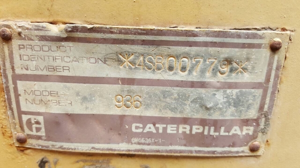 ขายรถตัก CAT 936 สภาพร้อมใช้งาน เอกสารใบอินวอยซ์ ราคาต่อรองได้