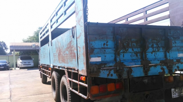 ขายด่วนครับ มิตชู 10 ล้อ เพลาเดียว MMTFN617 ปี46 เครื่อง6D16 220 แรง