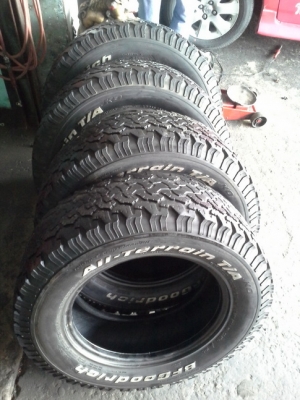 BF All USA. 265/70/16 ปี10 สภาพสวยๆ 1ชุด