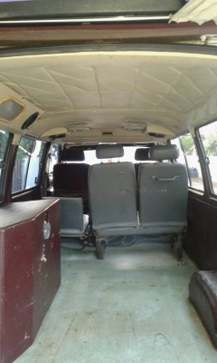 ขายด่วน รถตู้ขนส่ง Toyota รถใช้งานอยู่ปกติ ทะเบียน พรบ. พร้อมโอน