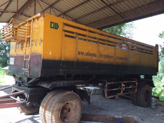 หางลูกพ่วงดั้ม 2 คาน ของ KKC-0052-95 ขายตามสภาพ หางพร้อมใช้ เล่มทะเบียนพร้อม