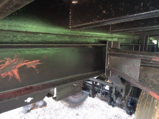 หางลูกพ่วงดั้ม 2 คาน ของ KKC-0052-95 ขายตามสภาพ หางพร้อมใช้ เล่มทะเบียนพร้อม