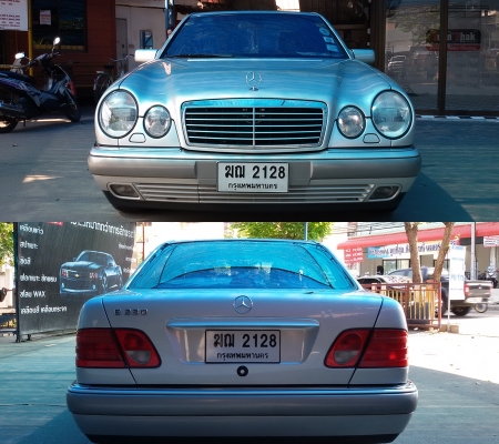 ขาย Benz E230 W210 ปี1997 รถบ้านฝากลงขาย เพิ่งผ่อนหมด  ไม่มีคนใช้ สภาพจอดมากกว่าใช้   ไฟหน้าซีนอนท์ Benzแท้ เบาะหน้าไฟฟ้า