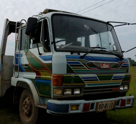 สิบล้อ ฮีโน่ FD176-HO6D-220โบว์ 2เพา สโลส ท้ายลาก รถเกียว หางไฮโลริส  สภาพดีพร้อมใช้ ทะเบียนพร้อมโอน