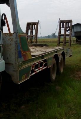 สิบล้อ ฮีโน่ FD176-HO6D-220โบว์ 2เพา สโลส ท้ายลาก รถเกียว หางไฮโลริส  สภาพดีพร้อมใช้ ทะเบียนพร้อมโอน