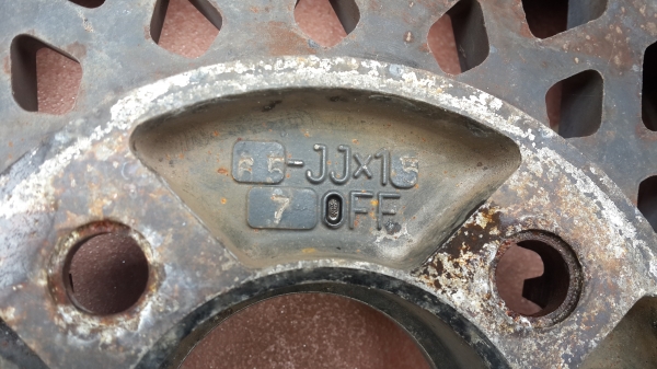 ล้อแม๊กซ์ขอบ 15" 4 รู 114  SOUTHERN WAYS  Japan คู่ 1,900 บาท