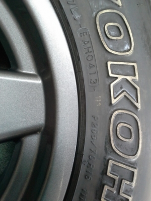 Max + Yokohama AT 265/70/16 ปี13 สวยๆ 1ชุด