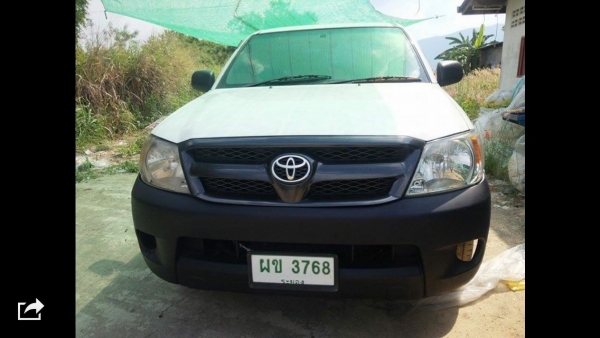 ขายด่วนรถวีโก้ตอนเดียว ปี07 เครื่อง 2j เบนซิน+LPG