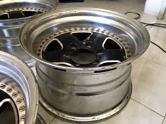 ขายล้อ TRACTION 2 ชิ้นแท้ 16x9 ET-13 6 รูกระบะ ออฟลึก ประมูลจากญี่ปุ่น