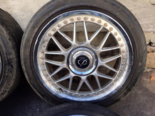 ขายล้อ STICH 3 ชิ้นแท้ 17 F7 R8 4,5/114.3 ถูกๆ ประมูลญี่ปุ่น