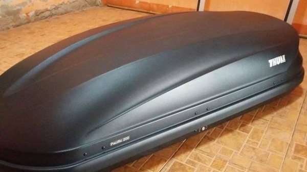 ขาย กล่องบรรทุกสัมภาระ THULE  pacific200 (เปิดได้ 2 ด้าน)สีดำ