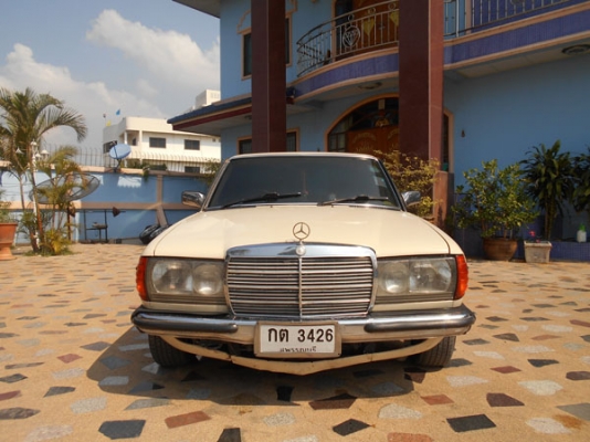 เบนซ์ บอดี้ 123 สภาพสวยมาก สีเหลืองงาช้าง (เบอร์ติดต่อ 081-942-5002)