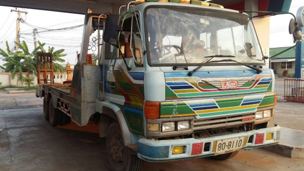 รถสิบเทรนเลอร์ hino FD 2 เพลา ยางเล็ก เครื่อง HO6C เทอร์โบ พวงมาลัยเพลาเวอร์ เบรกจิฟฟี่ เครื่องดี คันซีสวย เล่มทะเบียน เอกสารครบ