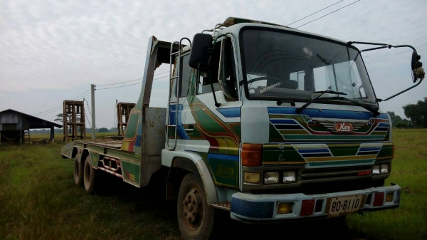 รถสิบเทรนเลอร์ hino FD 2 เพลา ยางเล็ก เครื่อง HO6C เทอร์โบ พวงมาลัยเพลาเวอร์ เบรกจิฟฟี่ เครื่องดี คันซีสวย เล่มทะเบียน เอกสารครบ