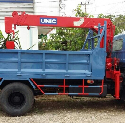 หกล้อ อีซูซุ NPR115 พ.เวอร์ ช่วงล่างใหญ่ หน้า FหลังF เครน3ตัน กะบะเหล็กช่วงยาว 4.50ม  พร้อมใช้ ทะเบียนพร้อมโอน