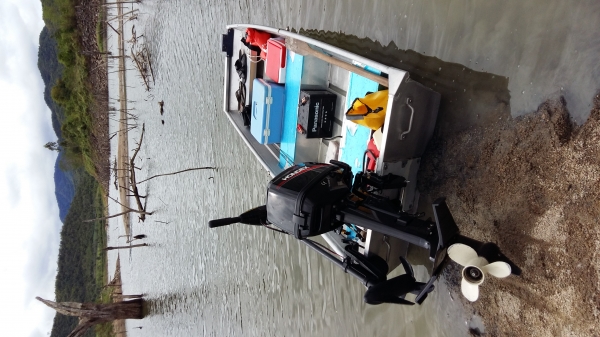 ขายเรืออลูพร้อมเครื่อง+มอเตอร์ไกด์&amp;แบ๊ต