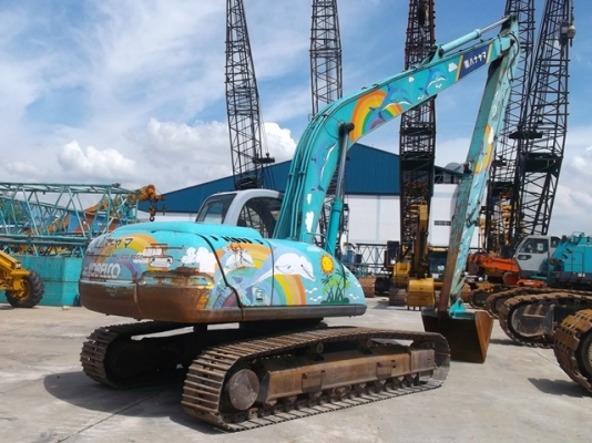 Kobelco SK200LC-3 ‪#&lrm;YQ‬-03105 บูมยาว 15 เมตร เก่าญี่ปุ่น ไม่เคยใช้งานในไทย สนใจ ติดต่อ ใหม่ 061-4194022