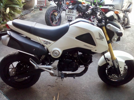 ขาย HONDA MSX 125 ปี 56 สภาพภายนอกดีเดิมๆ ไม่มีรอยล้ม เครื่องดีเดิมๆ เล่มพร้อมชุดโอน ภาษีขาดปลายปี 59