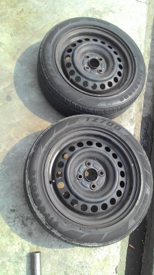 ล้อกะทะพร้อมยาง 185/55R15 ขนาด 4 รู100 ยาง firestoneมี2ล้อ tel.081-427-3941 ไอดีไลน์ autobot107 ล้อกะทะพร้อมยาง 185/55R15 ขนาด 4 รู100 ยาง firestoneมี2ล้อ tel.081-427-3941 ไอดีไลน์ autobot107