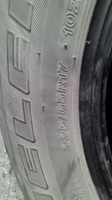 225/65R17 BRIDGESTONE DURLER HT 470 ปี2013 ชุด 4 เส้น tel.081-427-3941 ไอดีไลน์ autobot107 225/65R17 BRIDGESTONE DURLER HT 470 ปี2013 ชุด 4 เส้น tel.081-427-3941 ไอดีไลน์ autobot107