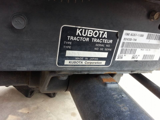 คูโบต้า B2420 4 WD พวงมาลัยเพาเวอร์.