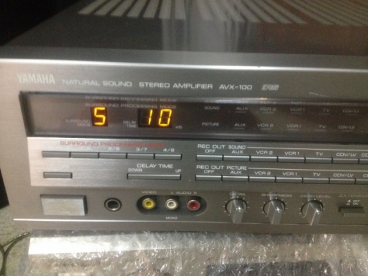 YAMAHA AVX 100 เก่าญี่ปุ่นเเท้สภาพสวยใช้ไฟ100V