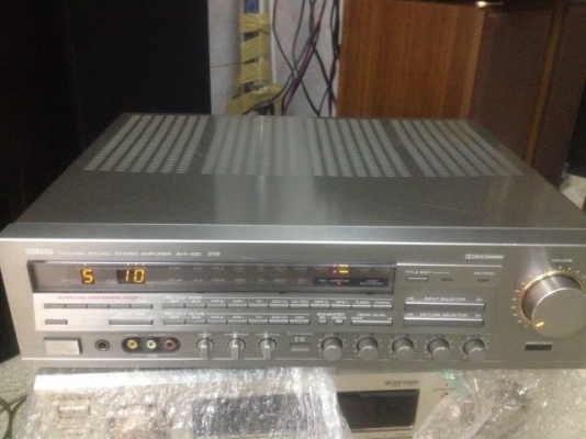 YAMAHA AVX 100 เก่าญี่ปุ่นเเท้สภาพสวยใช้ไฟ100V