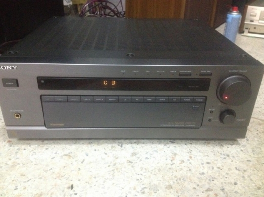 SONY TA AV607G INTEGRATED AV AMPLIFIER รุ่นใหญ่เก่าญี่ปุ่นใช้ไฟ100V