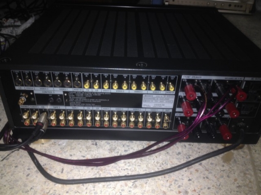 SONY TA AV607G INTEGRATED AV AMPLIFIER รุ่นใหญ่เก่าญี่ปุ่นใช้ไฟ100V