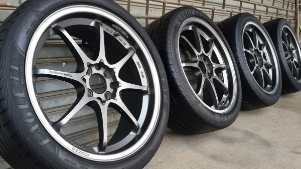 CE28 ขอบ 17 4รู100 พร้อมยาง 205/45/17