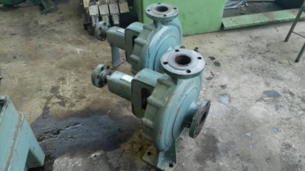 *** Sold *** ปั้มหอยโข่ง EBARA Japan ใบพัดทองเหลือง เข้า 3"- 2.5" สภาพสวย วิ่งเงียบ พร้อมใช้งาน มี 2 ตัว