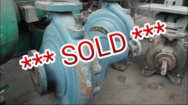 *** Sold *** ปั้มหอยโข่ง EBARA Japan ใบพัดทองเหลือง เข้า 3"- 2.5" สภาพสวย วิ่งเงียบ พร้อมใช้งาน มี 2 ตัว